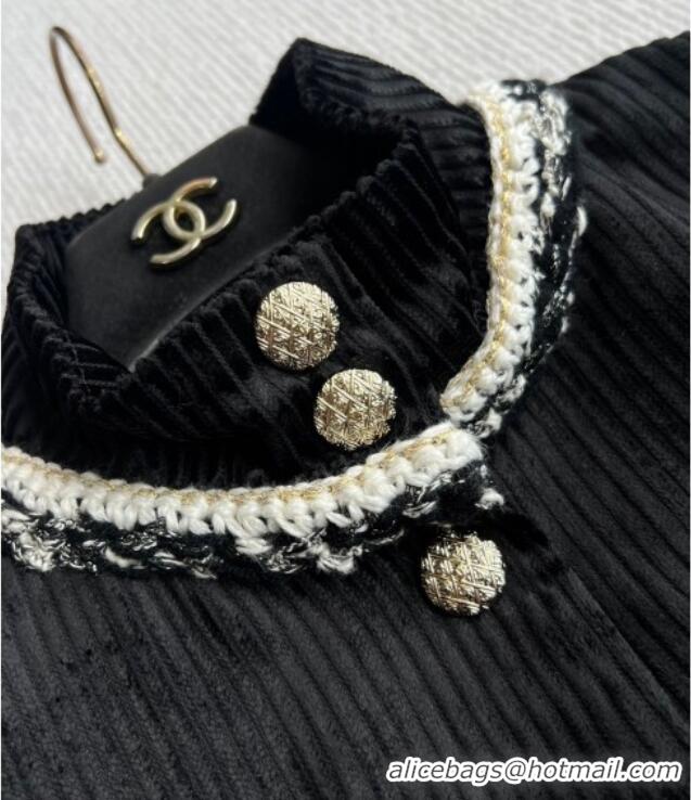 Good Taste Chanel Tweed Short Jacket CH110606 Black 2025