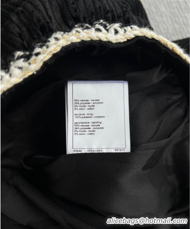 Good Taste Chanel Tweed Short Jacket CH110606 Black 2025