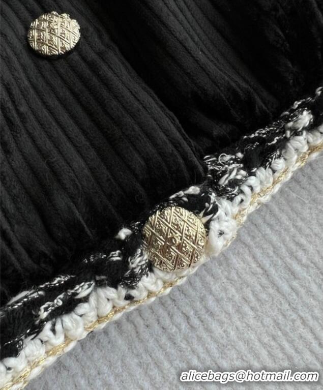 Good Taste Chanel Tweed Short Jacket CH110606 Black 2025