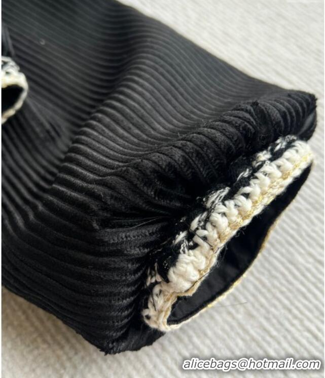 Good Taste Chanel Tweed Short Jacket CH110606 Black 2025