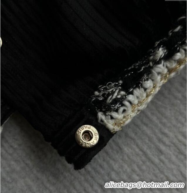 Good Taste Chanel Tweed Short Jacket CH110606 Black 2025
