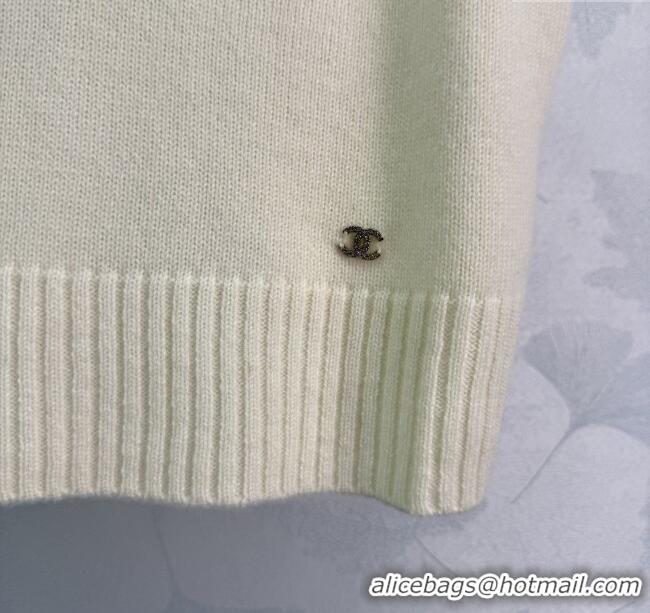 Buy Discount Chanel Crochet Vest CH110643 White 2025