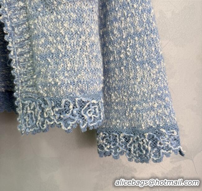 Luxury Cheap Chanel Cardigan DR110663 Blue 2025