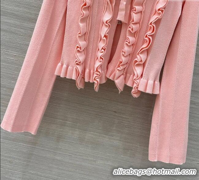 Trendy Design Chanel Cashmere Cardigan & Vest CH110685 Pink 2025