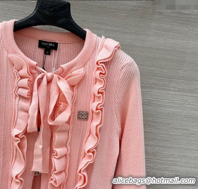 Trendy Design Chanel Cashmere Cardigan & Vest CH110685 Pink 2025