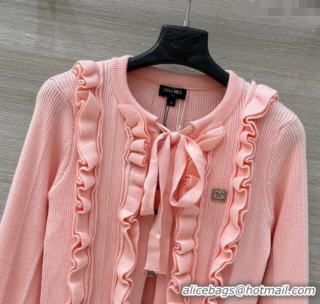 Trendy Design Chanel Cashmere Cardigan & Vest CH110685 Pink 2025