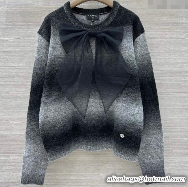 Top Grade Chanel Cashmere Sweater CH110516 Grey/Black 2025
