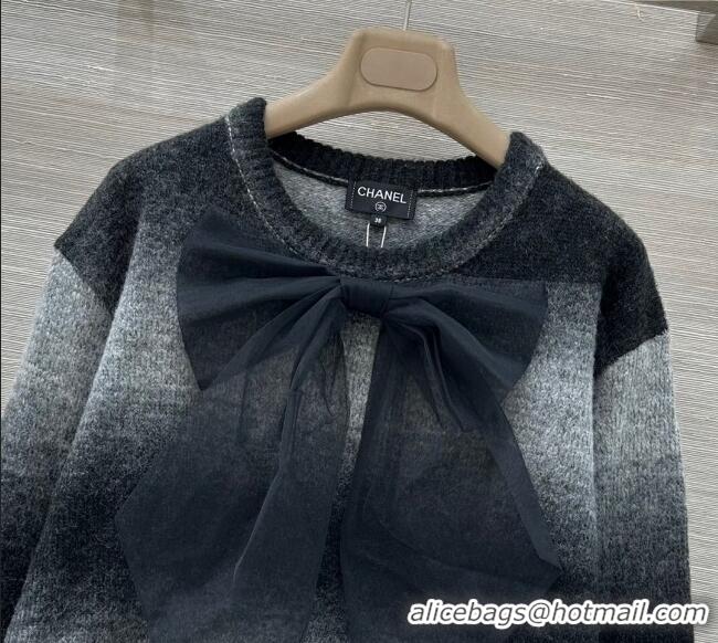 Top Grade Chanel Cashmere Sweater CH110516 Grey/Black 2025