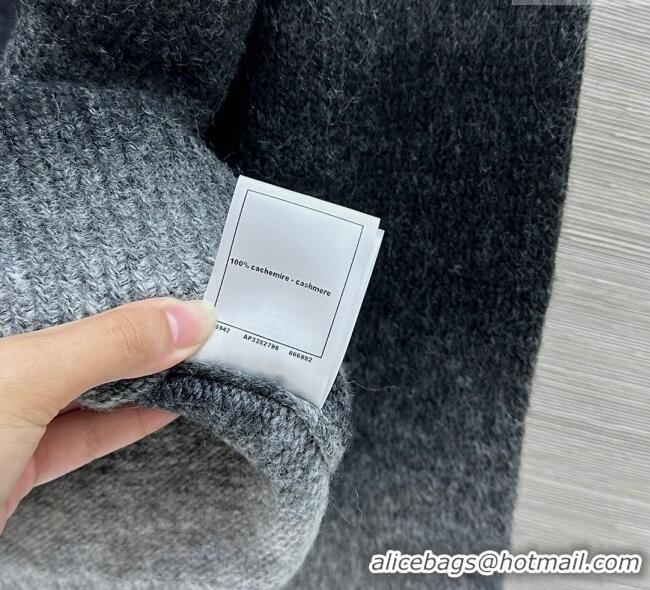 Top Grade Chanel Cashmere Sweater CH110516 Grey/Black 2025