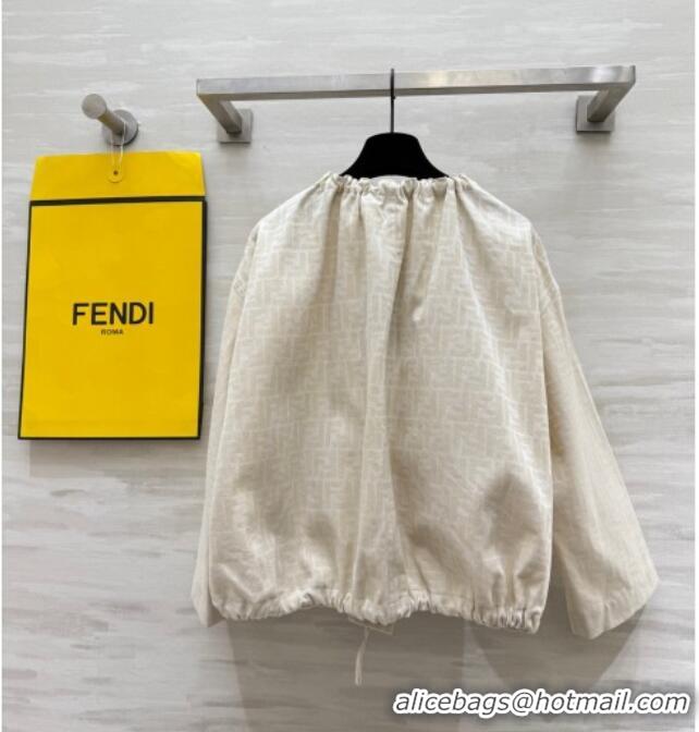 Super Quality Fendi FF Cape Jacket FE091902 Beige 2025