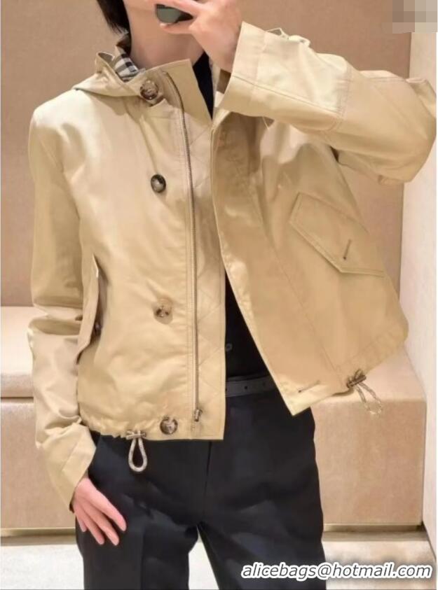 Buy Cheap Burberry Hooded Jacket B82104 Khaki 2025