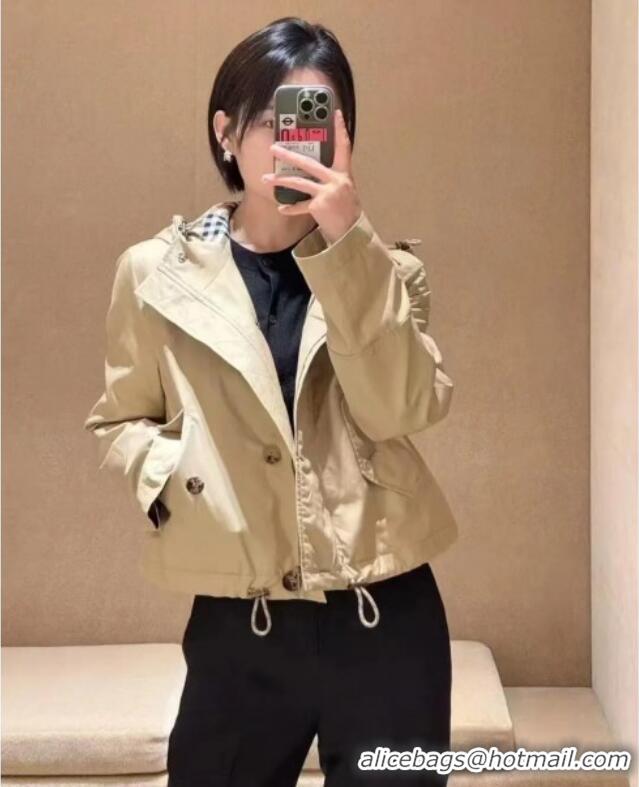 Buy Cheap Burberry Hooded Jacket B82104 Khaki 2025