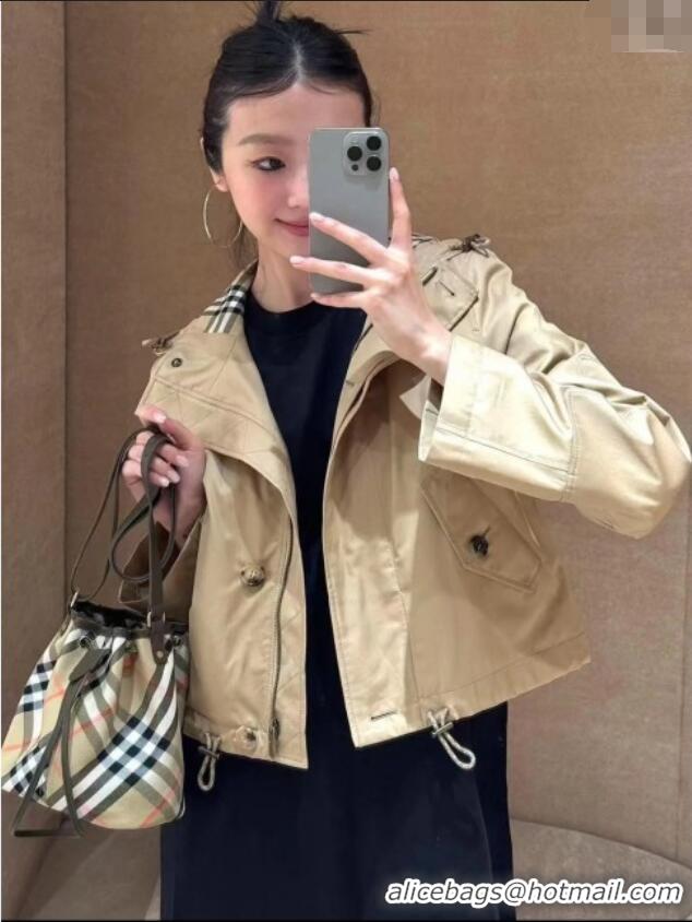 Buy Cheap Burberry Hooded Jacket B82104 Khaki 2025