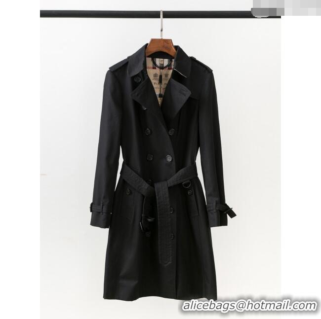 ​Cheap Wholesale Burberry Trench Coat B82106 Black 2025