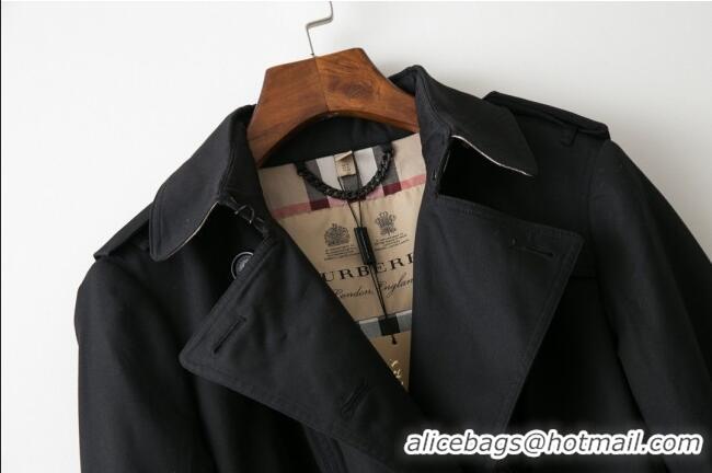 ​Cheap Wholesale Burberry Trench Coat B82106 Black 2025