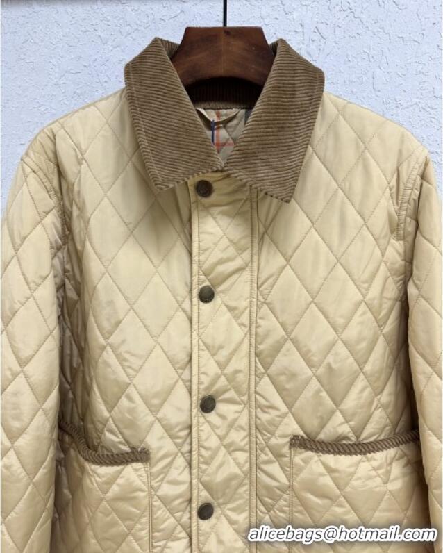 Buy New Cheap Burberry Padded Jacket B090111 Khaki 2025