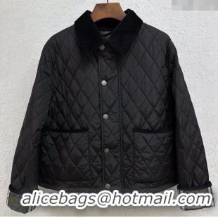 New Release Creation Burberry Padded Jacket B090112 Black 2025