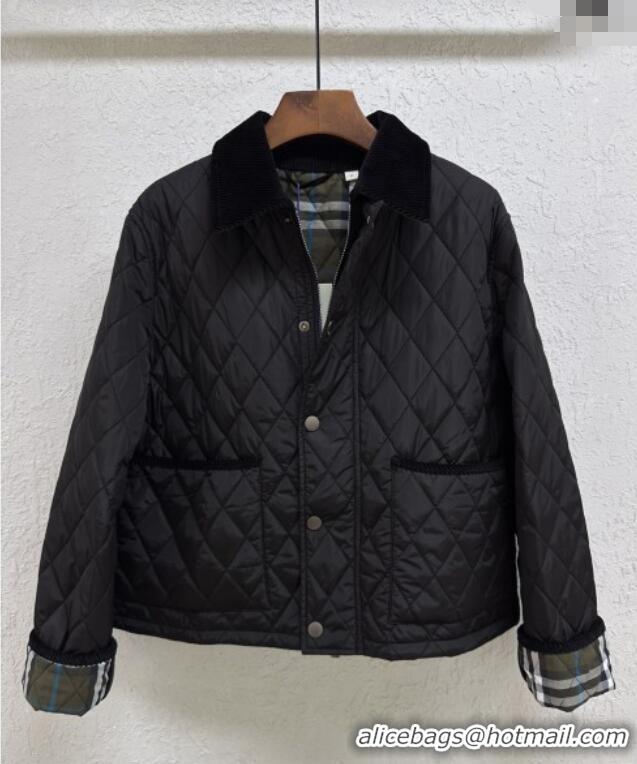New Release Creation Burberry Padded Jacket B090112 Black 2025