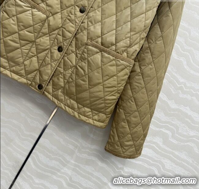 Grade Quality Burberry Mid-Length Padded Jacket B090403 Brown 2025