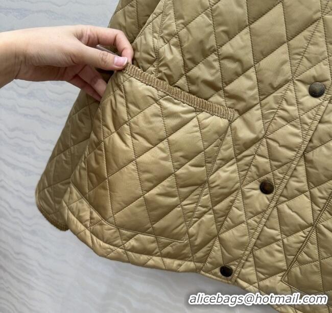 Grade Quality Burberry Mid-Length Padded Jacket B090403 Brown 2025