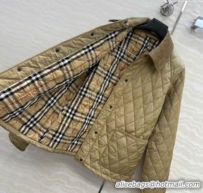 Grade Quality Burberry Mid-Length Padded Jacket B090403 Brown 2025
