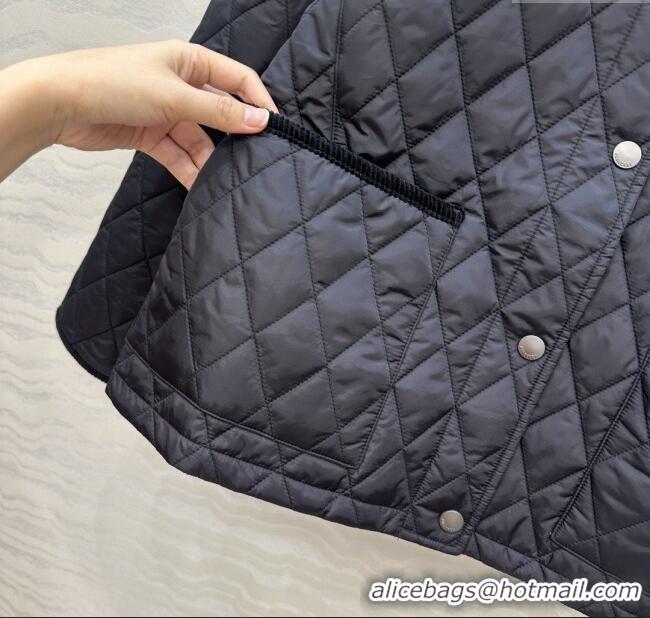 Market Sells Burberry Mid-Length Padded Jacket B090404 Black 2025
