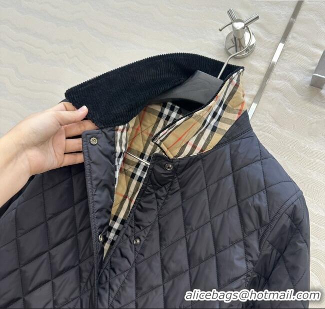 Market Sells Burberry Mid-Length Padded Jacket B090404 Black 2025