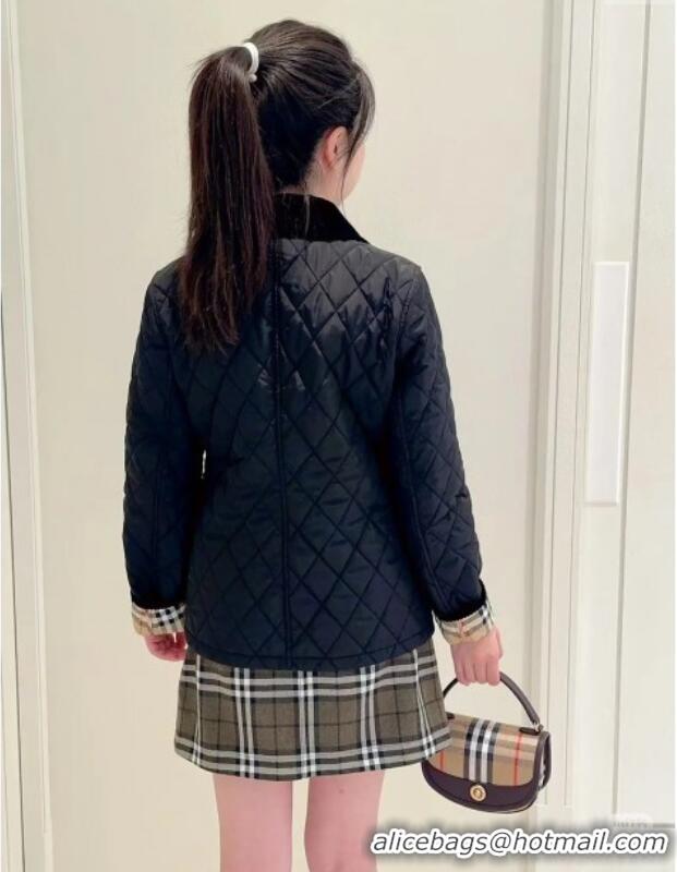 Market Sells Burberry Mid-Length Padded Jacket B090404 Black 2025