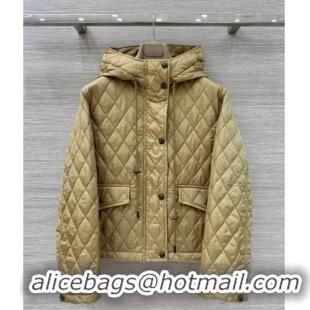 Buy Classic Burgundy Quilted and Padded Cotton Jacket BR091901 Khaki 2025