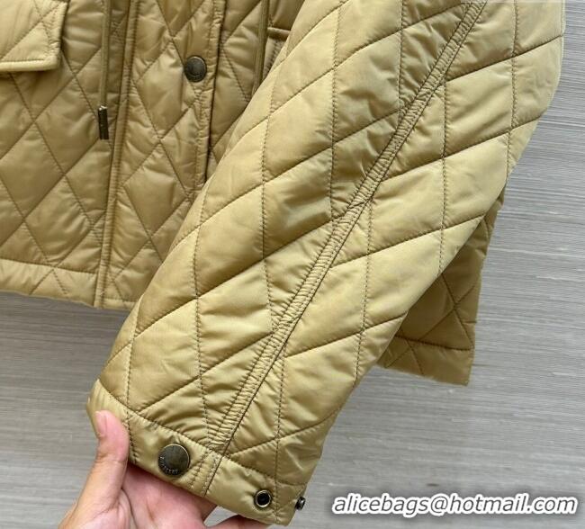Buy Classic Burgundy Quilted and Padded Cotton Jacket BR091901 Khaki 2025