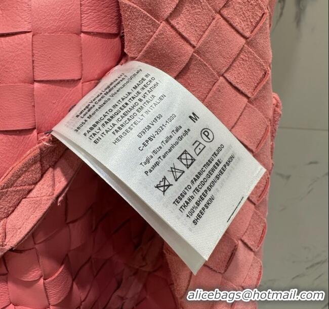 Luxury Cheap Bottega Veneta Suede Leather Vest BV082216 Pink 2025