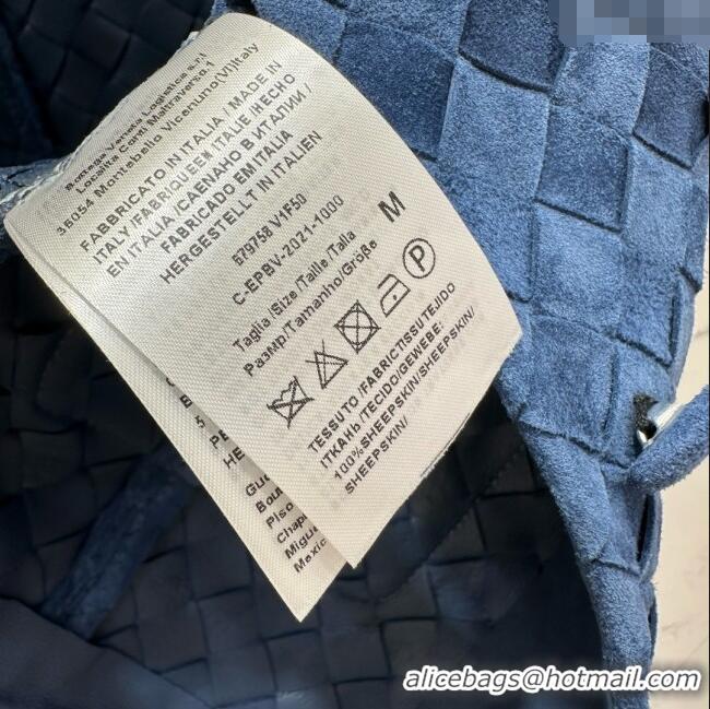New Release Creation Bottega Veneta Suede Leather Vest BV082217 Blue 2025