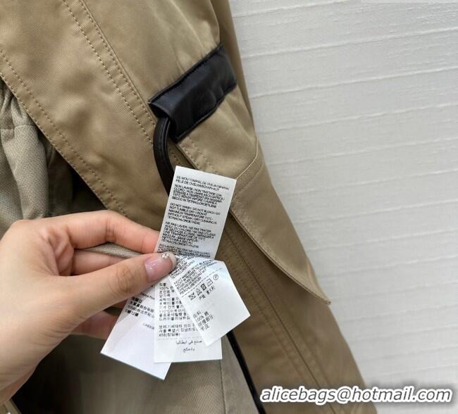 Well Crafted Bottega Veneta Jacket with Leather Belt 1014 Khaki 2025