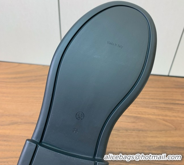 Low Price The Row Suede Platform Ankle Boots 5cm TR102802 Black 2025