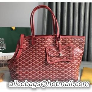 Cheap Wholesale Goyard Chien Gris Dog Bag G1735 Red 2025