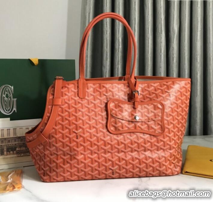 Market Sells Goyard Chien Gris Dog Bag G1735 Orange 2025