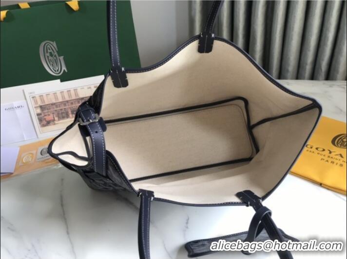 Luxury Cheap Goyard Chien Gris Dog Bag G1735 Deep Blue 2025