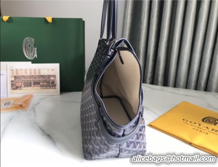 Luxury Cheap Goyard Chien Gris Dog Bag G1735 Deep Blue 2025