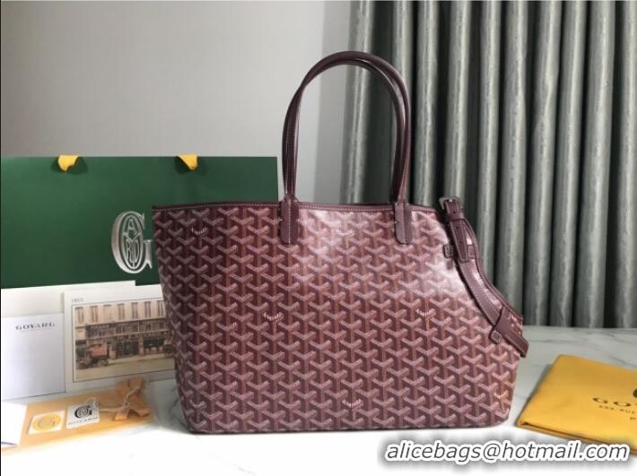 Best Product Goyard Chien Gris Dog Bag G1735 Burgundy 2025