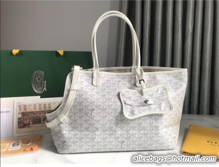 Classic Inexpensive Goyard Chien Gris Dog Bag G1735 White 2025