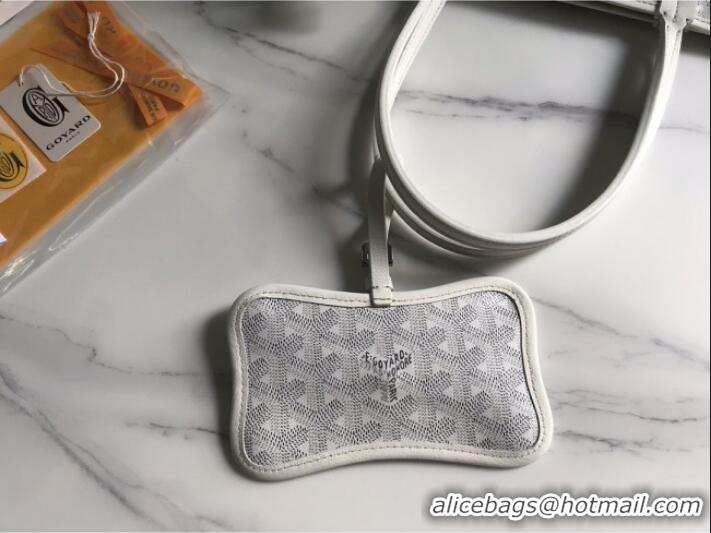 Classic Inexpensive Goyard Chien Gris Dog Bag G1735 White 2025
