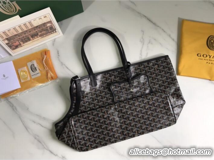 Best Grade Goyard Chien Gris Dog Bag G1735 Black 2025