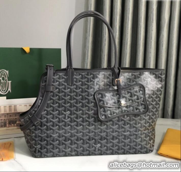 Well Crafted Goyard Chien Gris Dog Bag G1735 Grey 2025