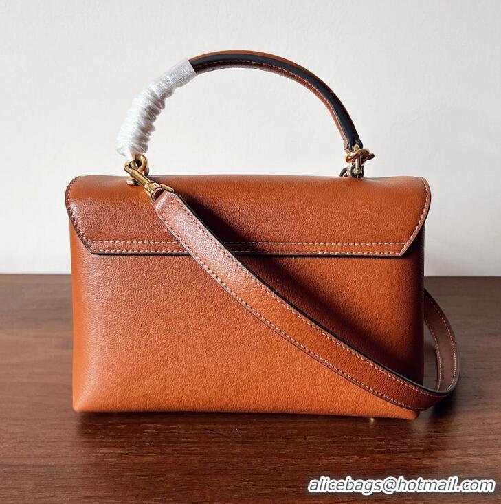 Market Sells Celine Medium Nino Top Handle bag in Supple Calfskin 117523 Tan