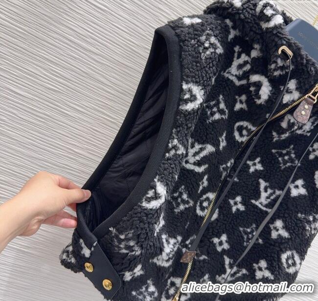 New Cheap Louis Vuitton Monogram Vest LV102503 Black 2025