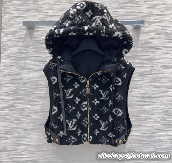 New Cheap Louis Vuitton Monogram Vest LV102503 Black 2025