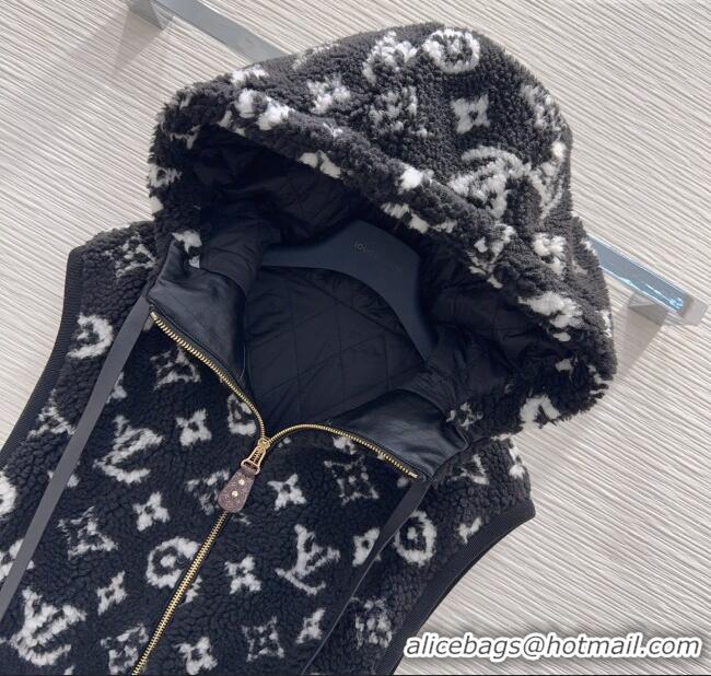 New Cheap Louis Vuitton Monogram Vest LV102503 Black 2025