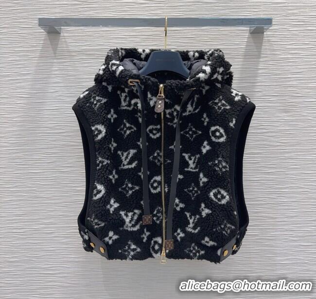 New Cheap Louis Vuitton Monogram Vest LV102503 Black 2025