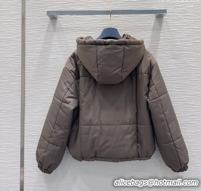 Spot Bulk Louis Vuitton Cotton-padded Jacket LV102504 Grey 2025