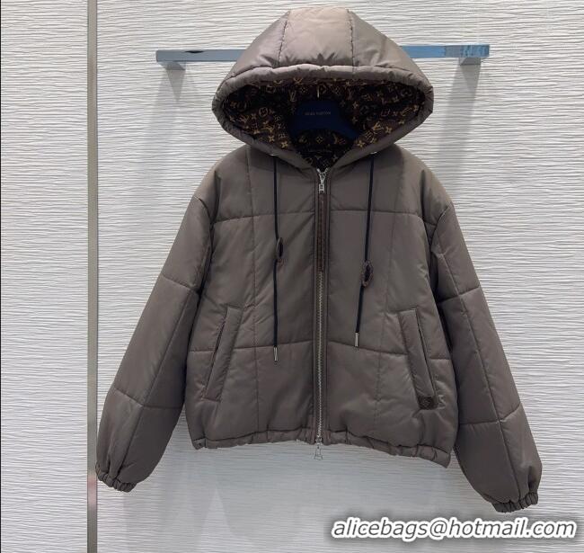 Spot Bulk Louis Vuitton Cotton-padded Jacket LV102504 Grey 2025